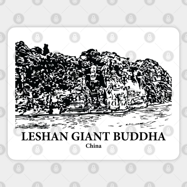 Leshan Giant Buddha - China Magnet by Lakeric